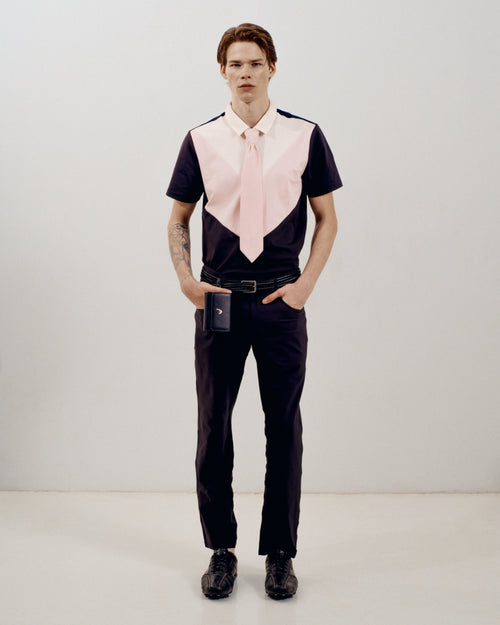 Color Block Polo