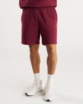 French Terry Sweatshorts - Merlot
